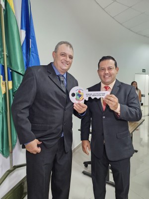 Presidente Marcos Nunes e Vereador Adão